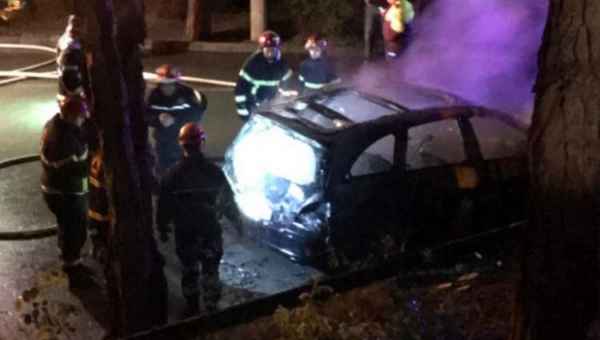 საბურთალოზე მანქანა აფეთქდა