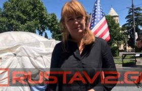 მალხაზ მაჩალიკაშვილთან კარავში სანდრა რულოვსი მივიდა