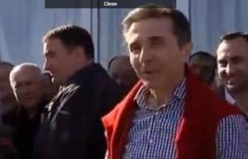 ბიძინა ივანიშვილი საჩხერეში "ჩიხურას" თამაშს დაესწრო - ვიდეო