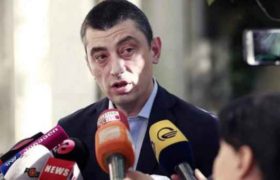 რუსთაველზე აქციაზე გიორგი გახარია მივიდა