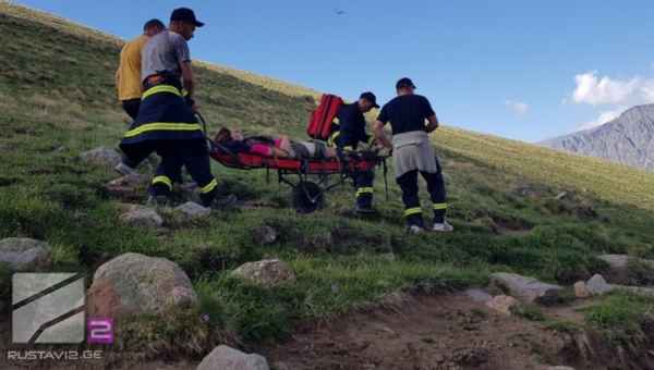 მაშველებმა ყაზბეგში გერმანელი ქალი გადაარჩინეს