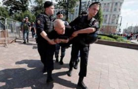 მოსკოვში, ოპოზიციის მხარდამჭერ აქციაზე, 550 ადამიანი დააკავეს მოსკოვში, ოპოზიციის მხარდამჭერ აქციაზე, 550 ადამიანი დააკავეს