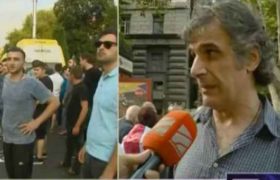 დეპუტატ ზაზა ხუციშვილის ძმამ ”ოცნება” დატოვა და ანტისაოკუპაციო აქციას შეუერთდა