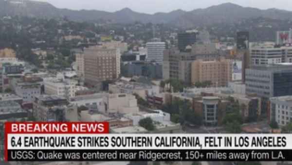 კალიფორნიაში 6,4 მაგნიტუდის სიმძლავრის მიწისძვრა მოხდა