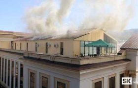 „ორჯერ შუქი ჩაქრა და ჩვენი კაბინეტების სახურავს ცეცხლი მოედო“ - ახალციხის სამხარეო ადმინისტრაციას ცეცხლი გაუჩნდა