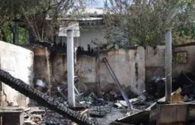 ჭრებალოში სახლი დაიწვა - მეპატრონეს მთავრობა 10.000 ლარს გადაუხდის