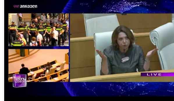 "არ მიმაჩნია სწორად, რომ მოვუსმინოთ სისხლის სამართლის დამნაშავეს"- ენმ-მ გახარიასთან შეხვედრა პროტესტის ნიშნად შეწყვიტა