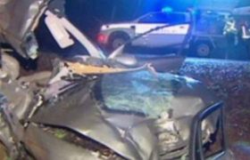 გორთან მანქანა ბეტონის ჯებირს შეეჯახა - 2 ადამიანი დაიღუპა, 2 დაშავდა