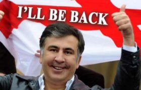 ”მე დავბრუნდები!” - სალომე ზურაბიშვილის ვებ-გვერდზე სააკაშვილის ფოტო გამოჩნდა