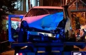 ვაზისუბანში მანქანამ ქალი გაიტანა და მერე 3 მანქანას დაეჯახა