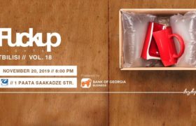 საქართველოს ბანკის მხარდაჭერით Fuckup Nights გაიმართება