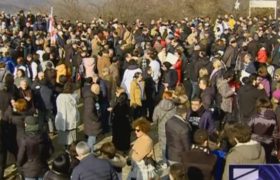 ”თავისუფლება ვაჟა ექიმს” - საოკუპაციო ხაზთან ვაჟა გაფრინდაშვილის მხარდამჭერი აქცია გაიმართა