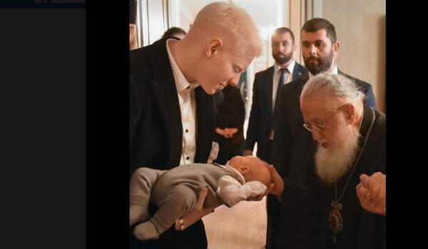 ბერა ივანიშვილის შვილი, ბერუკა ივანიშვილი, მოინათლა