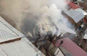 ვეძინის ქუჩაზე სახლს ცეცხლი გაუჩნდა