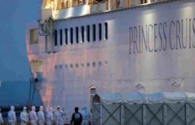 იაპონიაში, საკრუიზო ლაინერზე კორონავირუსით დაავადებულთა რიცხვმა 130-ს მიაღწია