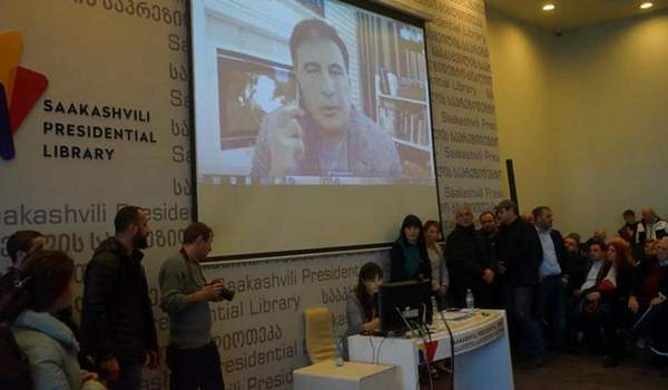 ”ეს არჩევნები არის ახალი დიდგორი საქართველოში” - სააკაშვილმა თბილისში შტაბი გახსნა
