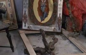 დიდ დიღომში 13 ასურელი მამის სახელობის ტაძარი დაარბიეს დიდ დიღომში 13 ასურელი მამის სახელობის ტაძარი დაარბიეს
