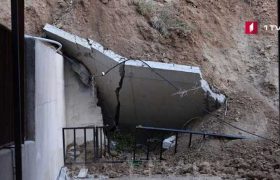 თბილისში, შეშელიძის ქუჩაზე, მიწის მასა ჩამოიშალა თბილისში, შეშელიძის ქუჩაზე, მიწის მასა ჩამოიშალა