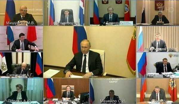 პუტინმა ვიდეო-კონფერენციის დროს აუშენებელი საავადმყოფო ჩაიბარა