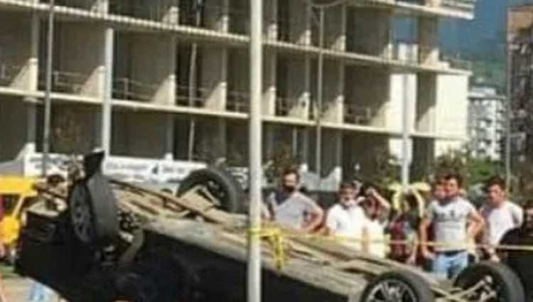 ბათუმში მანქანა ამოტრიალდა