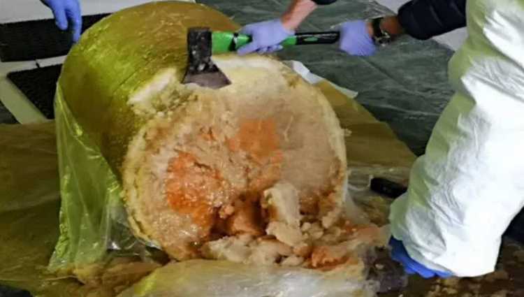 პოლონეთის პოლიციამ 3 ტონაზე მეტი კოკაინი ამოიღო