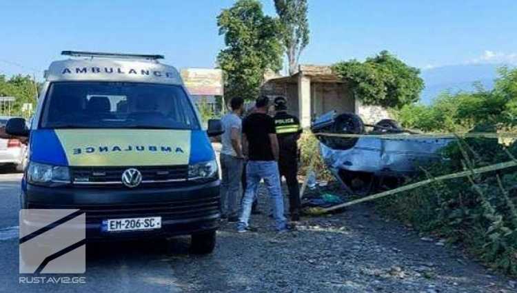 თელავი-გურჯაანის გზაზე ბმვ ამობრუნდა - 5 პირი დაშავდა