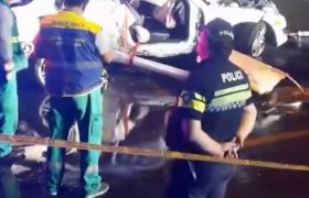 მერსედესი მოსრიალდა და ბოძს შეეჯახა - გმირთა მოედანზე 1 ადამიანი დაიღუპა