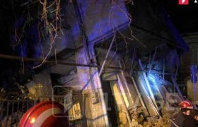 თბილისში ორსართულიანი სახლი ჩამოინგრა თბილისში ორსართულიანი სახლი ჩამოინგრა