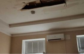 ქუთაისის მერიაში ჭერი ჩამოინგრა ქუთაისის მერიაში ჭერი ჩამოინგრა