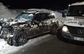 მასობრივი ავარია ქარელი-გორის მონაკვეთზე - 15 მანქანა დაიმტვრა