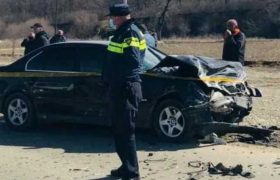 ავარია თელავში - 2 ადამიანი დაშავდა