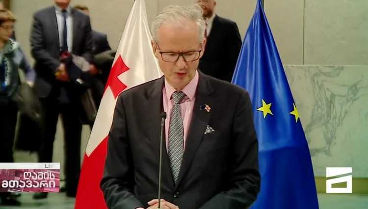 დანიელსონი - "ოცნებასა" და ოპოზიციას შორის შეთანხმება ვერ შედგა, მე ბრიუსელში ვბრუნდები"