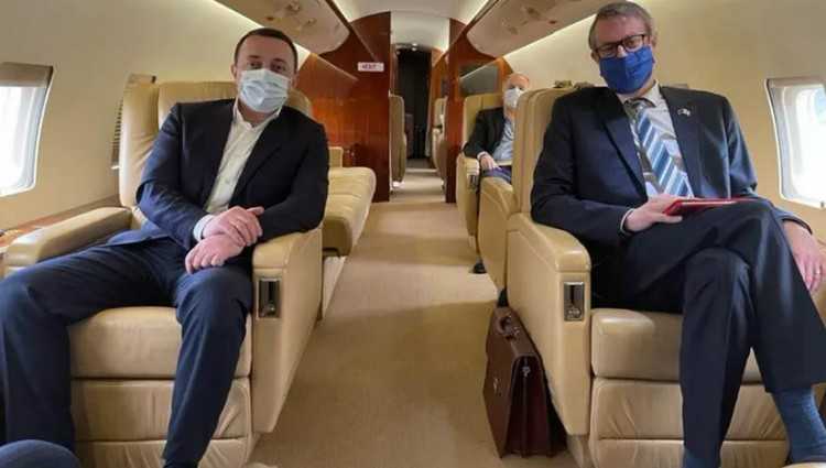 ირაკლი ღარიბაშვილი ბრიუსელში გაემგზავრა