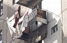 დიდ დიღომში აივანი ჩამოინგრა - ამ დროს ქალი სარეცხს ფენდა დიდ დიღომში აივანი ჩამოინგრა - ამ დროს ქალი სარეცხს ფენდა