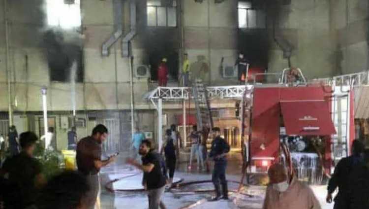 ბაღდადის კოვიდკლინიკაში ჟანგბადის ბალონი აფეთქდა - 82 ადამიანი დაიღუპა