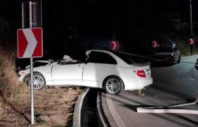 ავარია კუს ტბაზე - 2 ადამიანი დაშავდა