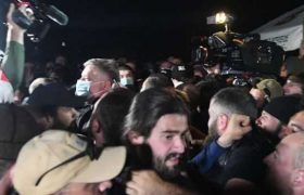 სოფელ გუმათში “ნამახვანჰესის“ მოწინააღმდეგეებსა და პოლიციას შორის დაპირისპირებაა
