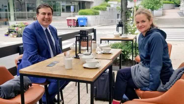 ვიოლა ფონ კრამონი მიხეილ სააკაშვილს შეხვდა