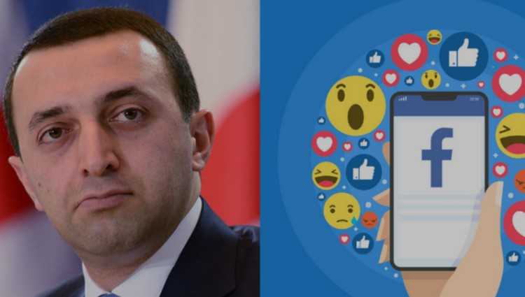 ღარიბაშვილმა ფეისბუქის რეკლამაში 45.000 დოლარზე მეტი დახარჯა