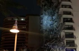 მაიამიში 12 სართულიანი შენობა ჩამოინგრა - 1 ადამიანი დაიღუპა, 8 დაშავდა