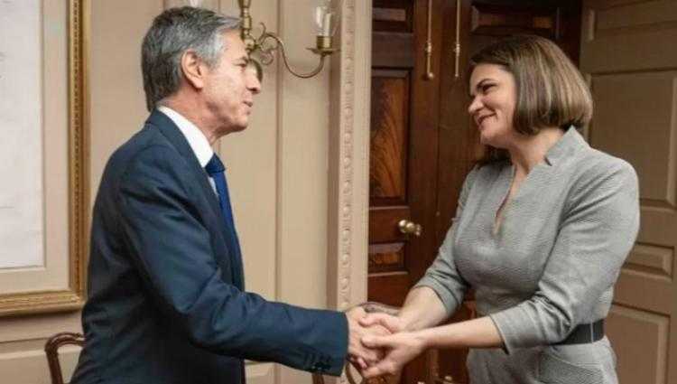 ტიხანოვსკაია ბლინკენს შეხვდა