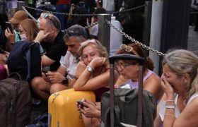 ესპანეთში ლა პალმას აეროპორტი დროებით დაიხურა