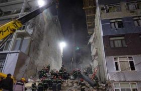 ბათუმში ჩამონგრეული სახლის გვერდითა კორპუსში ევაკუაცია განხორციელდა