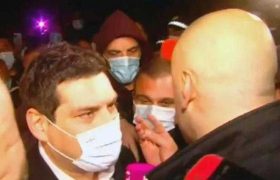 ვაზისუბანში ნიკა მელია ბექა დავითულიანს დაუპირისპირდა - მელიას ხელი დაარტყეს