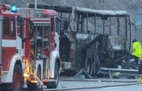 ბულგარეთში ავტობუსი დაიწვა - 45 ადამიანი დაიღუპა