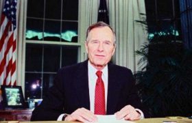 პრეზიდენტმა ბუშმა 30 წლის წინ საქართველოს დამოუკიდებლობის აღიარება გამოაცხადა პრეზიდენტმა ბუშმა 30 წლის წინ საქართველოს დამოუკიდებლობის აღიარება გამოაცხადა