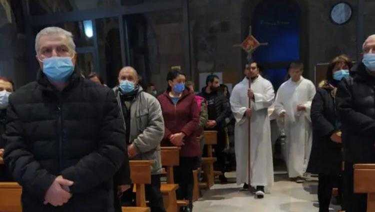 მესხეთში კათოლიკურმა მრევლმა ქრისტეშობა იზეიმა