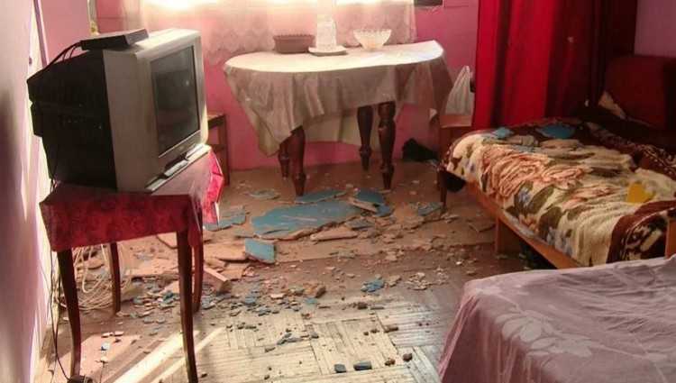 „ესენი ხელისუფლება კი არა, მკვლელები არიან" - სანატორიუმ „ქართლის" კიდევ ერთ ბინაში ჭერი ჩამოინგრა