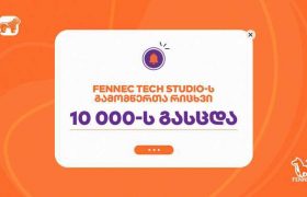 საქართველოს ბანკის მიერ მხარდაჭერილ Fennec Tech Studio-ს გამომწერთა რიცხვმა 10 000-ს გადააჭარბა