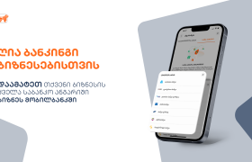 ღია ბანკინგის ფუნქციონალი უკვე საქართველოს ბანკის ბიზნეს მობილბანკშია ხელმისაწვდომი